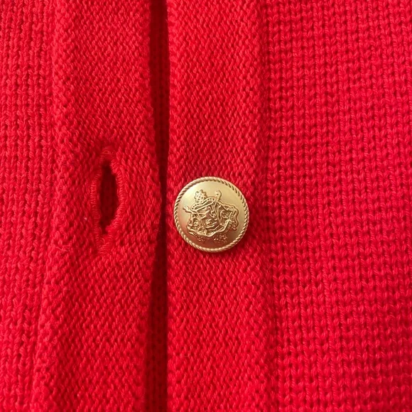 NWOT J. Crew Emilie Patch Pocket Sweater Lady Jacket Belvedere Red Size Small - Picture 3 of 4